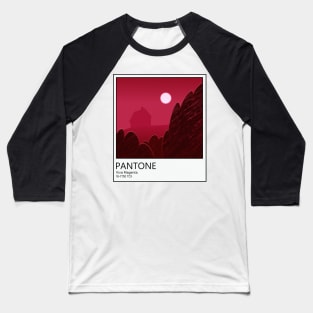 Pantone Viva Magenta card Baseball T-Shirt